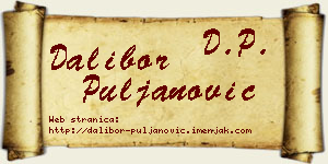 Dalibor Puljanović vizit kartica